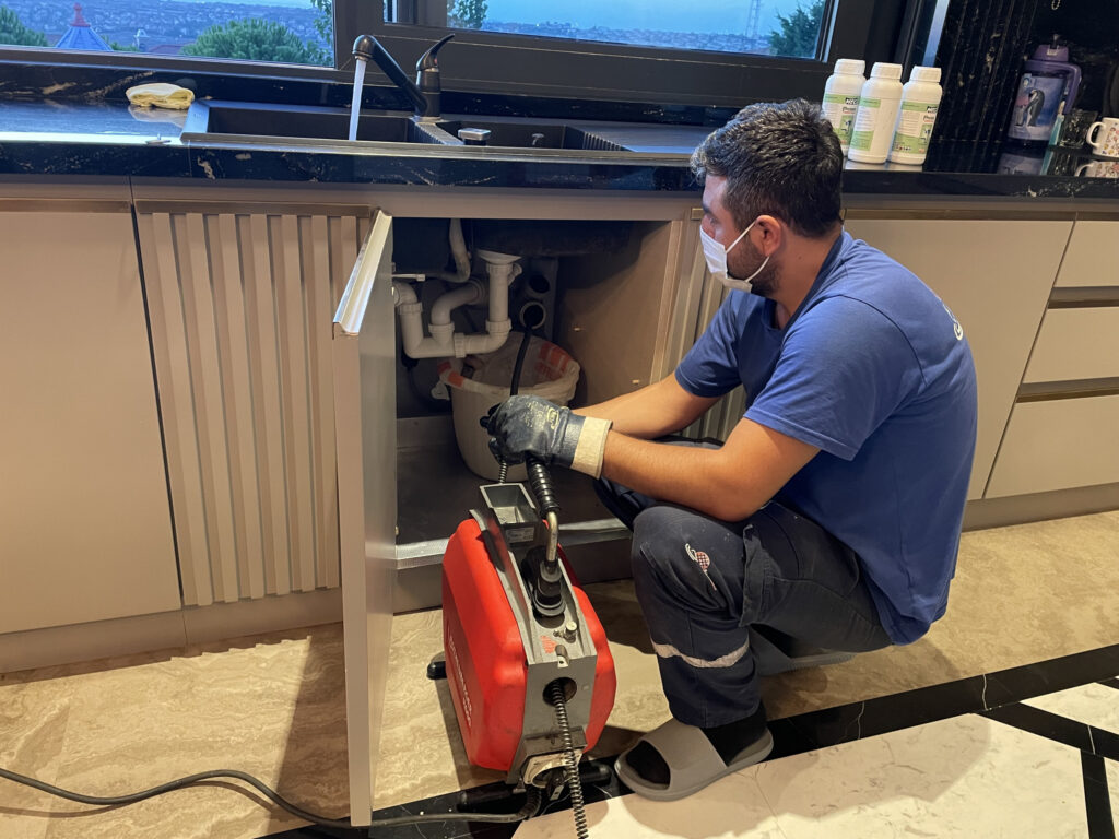 mutfak tıkanık açma